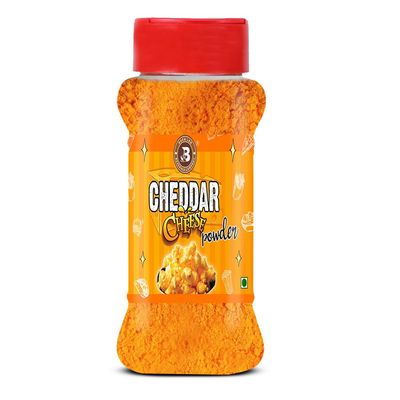 Brew Lab Cheddar Cheese Powder | Perfect For Popcorn, Pasta, Fries. Pizzas & Nachos | (100 g)