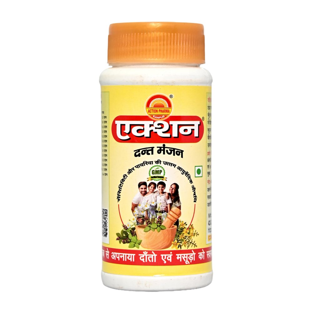 Action Pharma Action Ayurvedic Dant Manjan 30gram (Pack Of 6)