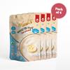 HandS Flavoured Coconut Yogurt - Dairy Free All Natural | Includes Fresh Fruit Pulp & Palm Sugar Crystal | No added Preservatives or Chemicals | Plant Based Vegan Drink (Banana, Pack of 4) view 3
