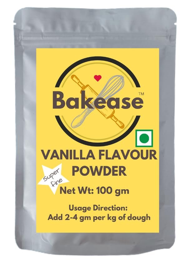 Bakease Vanilla Flavour Powder 100Gm