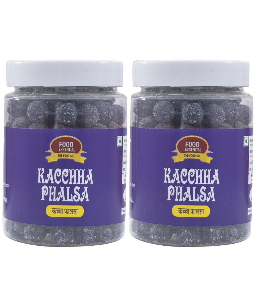 Food Essential Yummy & Tasty Kacchha Phalsa Goli 500 gm.[Mouth Freshener, After-Meal Snack] Pack of 2 (250 gm. each)