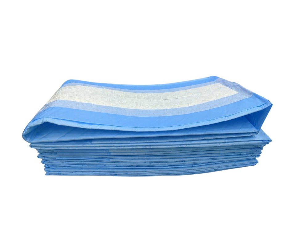 Nisco care Disposable Underpads, Large 60 X 90 cm, Super Absorbent Polymer & Soft Surface for Baby & Adults (60cmx90cm(50 Pieces))