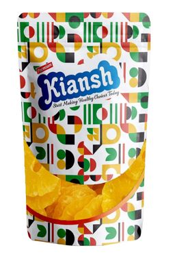 Kiansh Dried Pineapple Rings 600 Grams (200g X 3) Family-Friendly Tasty, Softy & Chewy Healthy Fruit Snack Loved by Kids, Great for Baking, Cooking and Trail Mixes | Candied Pineapple Rings Perfect For Hiking and Travel Enthusiasts | No Added Sugar