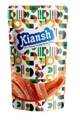 Kiansh Dried Papaya Slice 600 Grams (200gm X 3)  Sweet and Chewy Fruit Snack Packed with Vitamin and Fiber | Dehydrated Papita | Ideal for Vegan- Friendly Snacking | Adding to Trail Mix, or Topping Sweets, Smoothies and Ice Cream | Candied Dried Pap