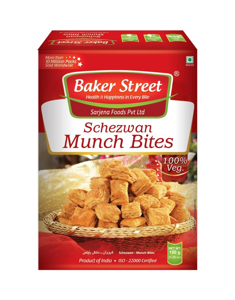 Baker Street Schezwan Munch Bites 150 Gms (PACK OF 3)