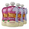 Rorosaur Ready to Eat Wheaty Ragi Baby Food Puree Pouch 100g each, Pk of 4| Made with Ragi, Wheat, Banana Porridge for 6+ Months Baby |Easy to Digest, 100% Natural Healthy, No Preservatives, No Sugar view 1