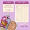 Rorosaur Baby Food Puree Pouch | Ragi, Wheat, Banana Porridge in Pouch for 6+ Months Baby |Easy to Digest, 100% Natural Healthy Ready to Eat, No Preservatives, No Sugar, No Salt | 100g each, Pk of 2 view 2