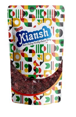 Kiansh Dried Cranberries Slices 1000 Grams (250g X 4) Craneberries Dry Fruit | Sweet and Juicy Superfruit Packed with Antioxidants & Vitamins | Perfect for Smoothies, Trail Mix, Baking & Kid-Friendly Snacking | Jumbo Craneberry Best for Vegan-Frien