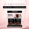 Cocosutra Hot Chocolate Travel Friendly Gift Hamper | Caramel Drinking Chocolate Powder | 20 Single Serves | Enjoy Hot or Cold | Gluten Free | No Preservatives | Ready in 2 Minutes | Celebration Box | 400g view 3