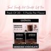 COCOSUTRA Hot Chocolate Collections | Swiss Vanilla & Mocha | 20 Single Serves Drinking Chocolate | Travel Friendly Gift Hamper | Enjoy Hot or Cold | No Preservatives | Ready in 2 Minutes | Celebration Box | 400g view 3