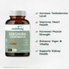 Vedabay Gokshura Tablets 600 Mg, Rejuvenates Mind and Body, Improves Vigour, Tribulus Terrestris, Ultra High Concentrated 70% Saponins, For Both Men & Women, 60 Gokshura Tablets view 2