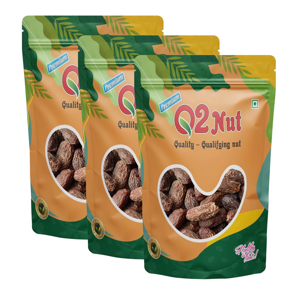 Q2 Nut (Dried Lal Chuara/Lal Sukha Khajoor, 750g (3x250g))