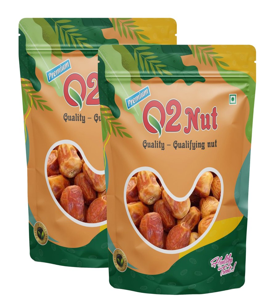 Q2 Nut Khajoor 500 Grams (250gm X 2) Traditional Dates | Rich in Vitamins, Minerals, and Natural Sweetness | High Quality Khajoor or Dates | Soft Khajur with Chewy Texture | No Added Sugar | Healthy Khajoor / Dates Dry fruit for Kids & Adults | Kha