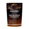 NAKPRO Hot & Cold Chocolate Drink Powder Mix, 250g | No Preservatives, Added Vitamins & Minerals for Immunity Support | Vegan & Gluten Free | Thick & Chocolatey Drink view 1