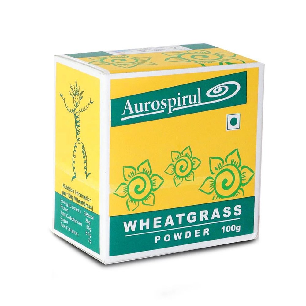 Aurospirul Organic Certified Wheatgrass  100g Powder (Pack of 1)