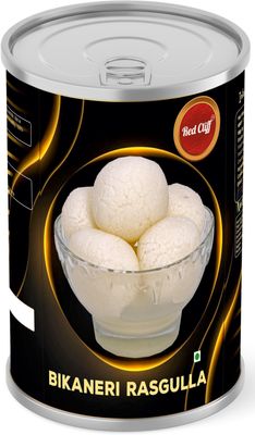 RED CLIFF Bikaneri Rasgulla | Spongy Rasgulla | 20Pcs | Soft & Delicious Sweet | Rasgulla for Festival Gifting Occasions | (Rasgulla | 800g |)