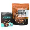 NUTS'MOR Combo Pack Protein Muesli with goodness of jaggery and honey cocoa almonds (950) g Protein Daily Choco Nutty Crunch 12g Protein Bar view 1