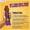 NUTS'MOR Protein Muesli protein with goodness of jaggery and honey"Fruit 'N' Nut"(950) g Protein Daily Choco Almond Truffle12g Protein Bar view 4
