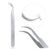 Hair Line Professional Stainless Steel Slant Tip Tweezer/Threading Tool for Upper Lip, Nail Art, Eyebrows, Ingrown Hair, Face n Body Hair Removal view 3