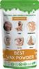 Wax powder for hair removal for women, Hair Removal Powder (100g) - 10 Minute Full Body Wax: Easy and Convenient Hair Removal Solution : Herbal Face Wax Powder for Women waxing powder(Sandalwood) view 1