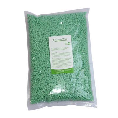 LICHTS 500g Hard Wax Bean Hair Removal Bikini Depilatory No Strip Pellet Green Tea