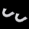 LICHTS 2 Pcs Silicone Lower False Teeth Dental Veneers Dentures Fake Tooth w/Case view 3