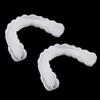 LICHTS 2 Pcs Silicone Lower False Teeth Dental Veneers Dentures Fake Tooth w/Case view 4