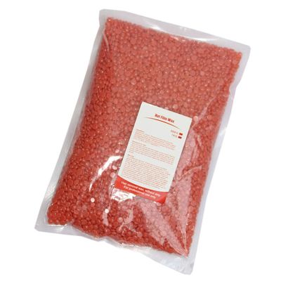 LICHTS 500g Hard Wax Bean Hair Removal Bikini Depilatory No Strip Pellet Strawberry