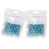 LICHTS 2 Pcs Depilatory Hard Wax Beads for Bikini Painless Hair Removal Blue view 4