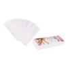 LICHTS 100Pcs PVC Non-woven Hair Removal Paper Depilatory Wax Strip Pink view 1