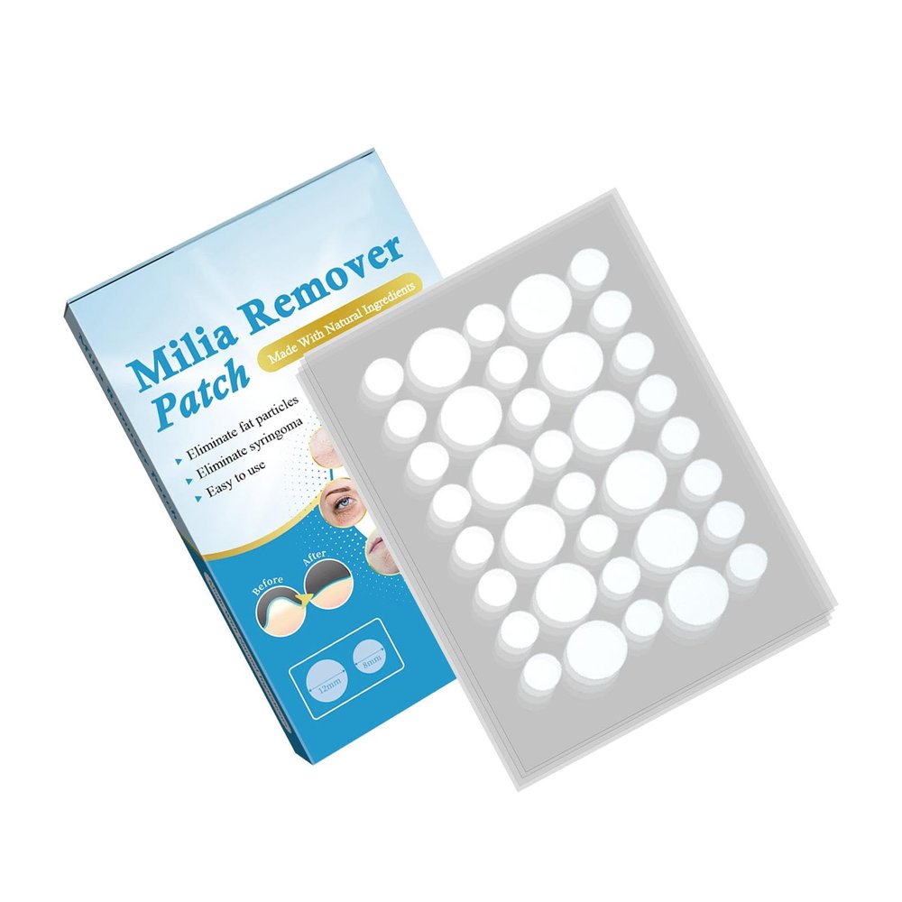 LICHTS Milia Remover Patch Sticker Moisturize Clean Skin for Fat Granules Eye