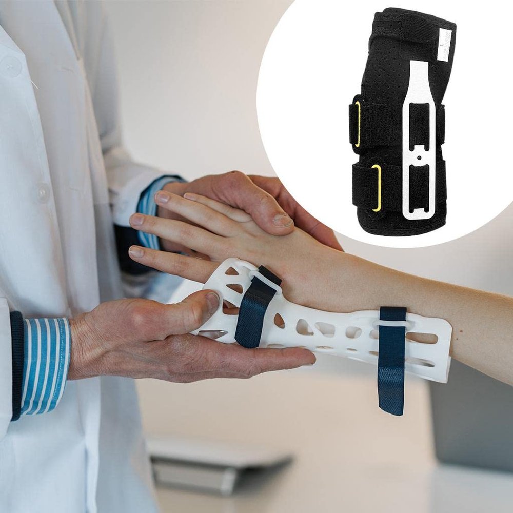 LICHTS Carpal Tunnel Wrist Brace Support Adjustable for Forearm Sprain Men S Right