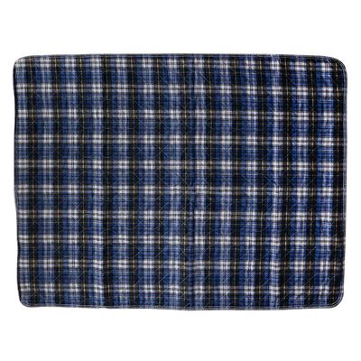 LICHTS Washable Reusable Underpad Incontinence Pad Absorbent Sheet Protector Blue S