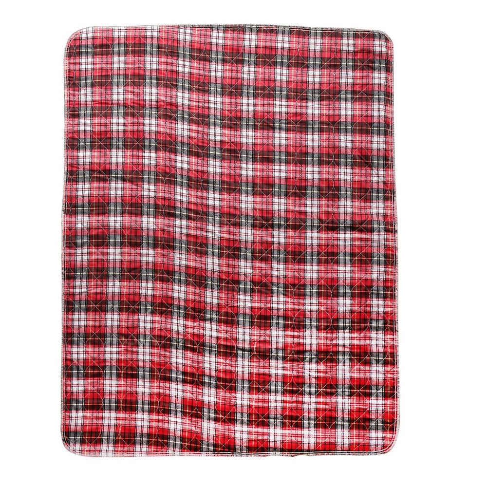 LICHTS Washable Reusable Underpad Incontinence Pad Absorbent Sheet Protector Red XS