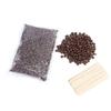 LICHTS 500g Hot Film Hard Wax Beans Hair Removal Beads +10 Sticks Chocolate view 4