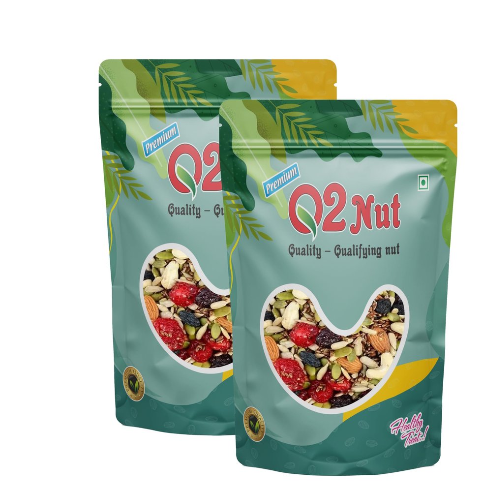 Q2 Nut (Dried Trail Mix/Breakfast, 400g (2x200g))
