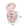 LICHTS Denture Case Retainer Case Orthodontic Denture Cup for Dentures Traveling Pink view 2