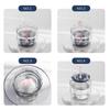 LICHTS Denture Case Retainer Case Orthodontic Denture Cup for Dentures Traveling Pink view 3