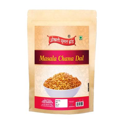 OKHLI MUSAL BRAND Healthy Tea Time Party Snacks Namken | Mevadi Chana Dal Namkeen | Diwali Rakhi Snack and Namkeen | Gluten Free Chatpata Split Chickpeas Dal Namkeen Healthy Snacks-900g*1Pack