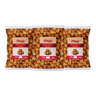OKHLI MUSAL BRAND Homemade Moong Dal Kachori | Baked Mung Dal Namkeen Kachauri||Chatpati Moong Dal Masala Kachaudee | Mini KachoriBachcho Ka Favourite Kachori Nashta Tasty Yummy Snack-280g*3Pack