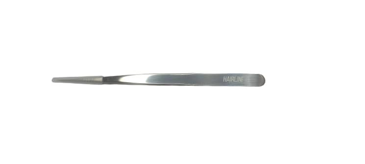 Hair Line PROFESSIONAL Stainless Steel Slant Tip Tweezer | Precision for Hair Plucker, Eyebrow, Upper Lips Eyelash Extensions