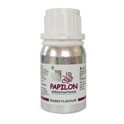 Papilon Concentrated Food Flavour Rabdi 50ml For Icecream, Kulfi, Syrup, Dairy.