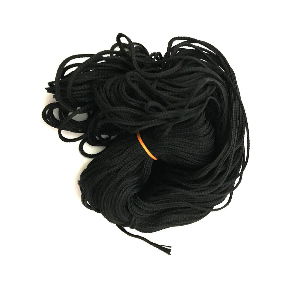 100% Cotton Dark Black Kala Cotton Nazar Dhaga, 20 Meters Religious Black Thread - Kala Dhaga - Anant Dhaga -100% Cotton Moltadu Najar Surksha for Boys,Girls (20 metres, Black)-C625
