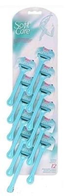 Heeva Creation Women's Disposable Soft Rrazors Pack Of 12 pcs.(Colour- Multicolor).