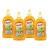 HELPER Dish Wash Gel Non Toxic | Eco-Friendly | Removes Tough Grease | No Residue | Lemon (Green) | Lemon (Yellow) | Pack of 4 | 500ml Each view 1