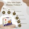 SAHU GAJAK BHANDAR Peanut Chikki 500g | Groundnut Gud Patti | Moongfali Jaggery Sweet | Chikki Bar | Made with Cow Ghee | Rajasthani Snack view 2