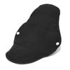 CareDone Reusable Cloth Period Pads for Heavy Flow Leakproof Overnight Protects,Large Sanitary Pads Set with Wings for Women,Washable Cloth Panty Liners Period Pads (Black/Red/BluePads3) view 2