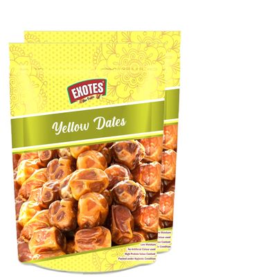 400 Gm Exotes (Peela Khajoor/Yellow Fresh Dates, 400G (2X200G))