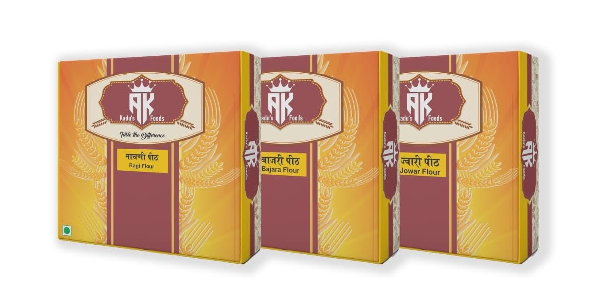 AK Kadu foods millet flour combo pack of 3
