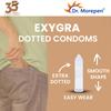 Dr. Morepen Exygra Condoms- Ultra-thin, Lubricated, Extra Dotted, Choco Flavour 10 count view 2